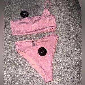 Pink Glitter Bikini